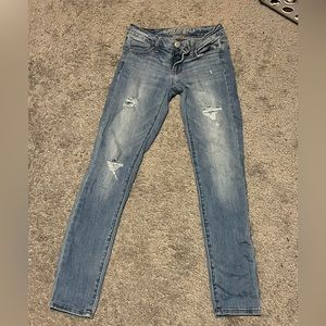American Eagle light wash Jeggings